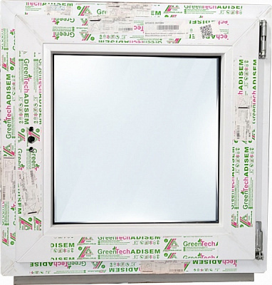 Окно поворотно-откидное GreenTech 60 800x800 мм правое 