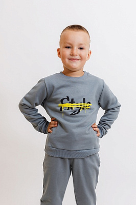 Світшот для хлопчика KOSTA р.122 сірий 2575-4