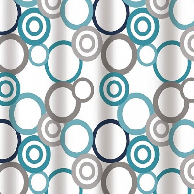 Шторка для ванни Dariana 180x180 см з кільцями BHX-764