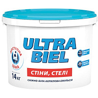Краска Sniezka Ultra Biel белый 1л 1,4кг