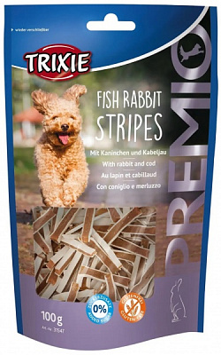 Ласощі Trixie PREMIO Fish Rabbit Stripes 100 г (31547)