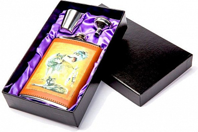 Набор подарочный с флягой Волк TZ-04