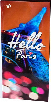 Блокнот Hello Paris 200х100 мм глянец YES