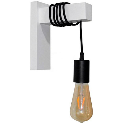 Бра Геотон НББ 02-60-966 Крона 1x60 Вт E27 белый 