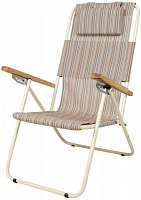 Крісло розкладне Vitan Ясень 20 мм бежева смуга 2110015