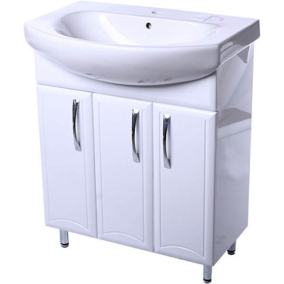 Тумба напольная Aqua Rodos Декор с умывальником Runa 70