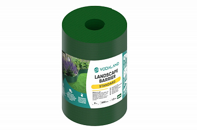 Бордюрная лента пластиковая H200 зеленая 9 м 8220-GN