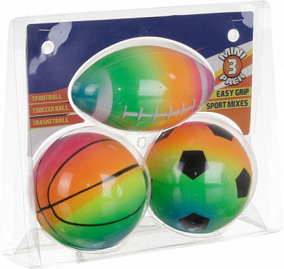 Набір м'ячів Zhuchuang Toys спорт 3шт KH9-105