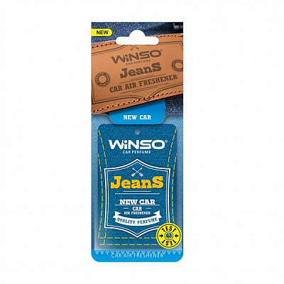 Ароматизатор підвісний WINSO Jeans 537560 New Car 76 мл