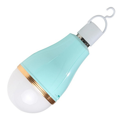 Лампа світлодіодна Gway Y-3920 G бірюзова+золото A60 20 Вт E27 220 В матова