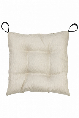 Подушка на стілець 40х40 см LEON беж на липучці Прованс