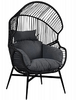 Кресло-кокон Bella Vita Гавана подушка серая