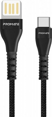 Кабель Promate USB Type-C – USB 1,2 м чорний (vigoray-c.black)