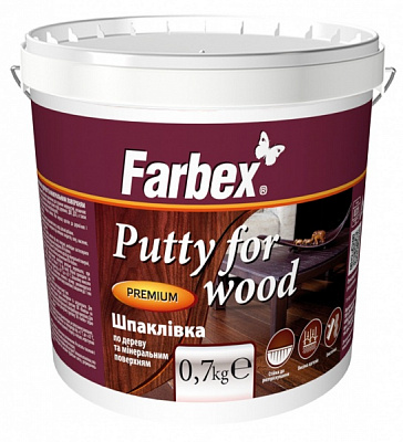Шпаклевка по дереву и минеральным поверхностям Farbex дуб 700 мл 700 г