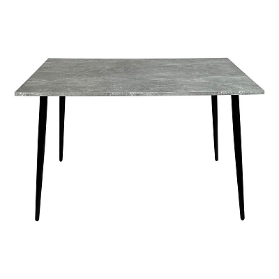 Стол обеденный Эванс 1200x800x750мм ателье светлый/черный