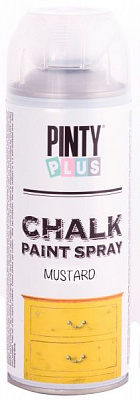 Краска аэрозольная на водной основе (NV100801) 400 мл Chalk-finish PINTYPLUS