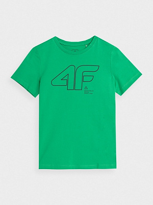 Джемпер 4F TSHIRT 4FJSS23TTSHM1034-42S р. 128 зелений