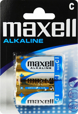 Батарейки Maxell Alkaline C (R14, 343) 2 шт. (774417.04)