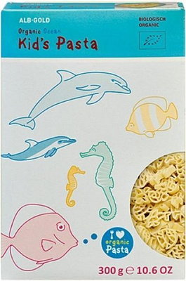 Макароны ТМ ALB-GOLD детские Океан Органические 300 г