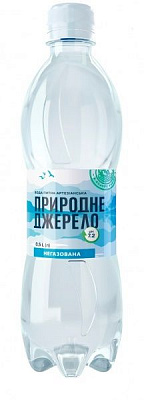 Вода минеральная Природне джерело негазированная 0,5 л 