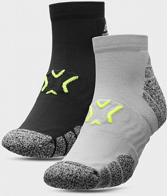 Носки 4F SOCKS CAS M199 (2PACK) 4FAW23USOCM199-91S р.43-46 разноцветный