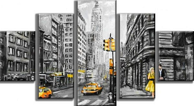 Картина модульная 60x110 см SvitArt M5(S) F-407 