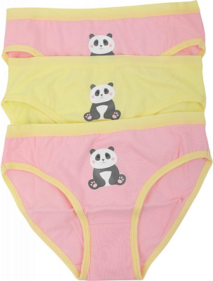 Набор трусов для девочек HW 3 пары р.134-140 горчичный C4-D4