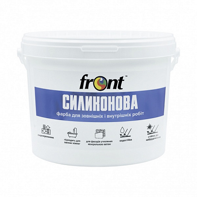 Краска водоэмульсионная Front Силиконовая мат 12кг 