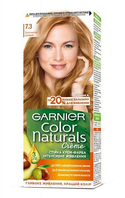 Крем-краска для волос Garnier Color Naturals 7.3 Золотисто-русый 112 мл