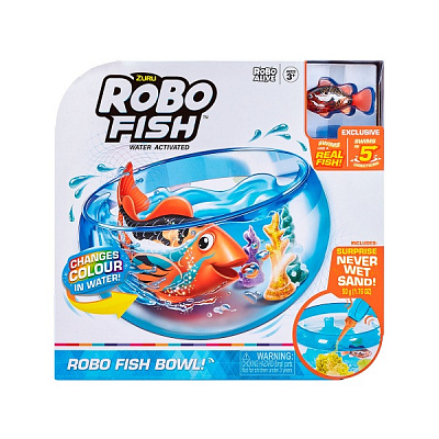 Интерактивный игровой набор ROBO ALIVE Роборыбка в аквариуме 7126