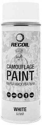 Краска маскировочная Recoil Белая мат 400 мл