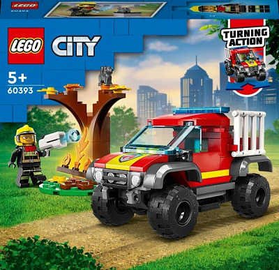 Конструктор LEGO City Пожежно-рятувальний позашляховик 60393