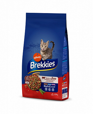 Affinity Brekkies Cat Beef с говядиной
