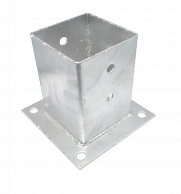 Опора колони квадратного стовпа 150x100x100 мм 4,3 мм 1 шт.