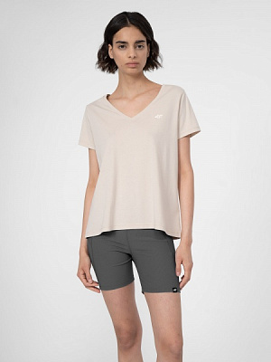 Футболка 4F 4FSS23TTSHF342-83S р.XS бежевый
