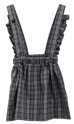 Юбка на лямках Sasha р.116 клетка 4454/32