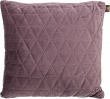 Подушка декоративная Velvet Ромбы 45x45 см пурпурный La Nuit 