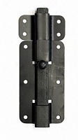 Шпингалет дверной С2 105x50 мм Aspect 90016430 черный