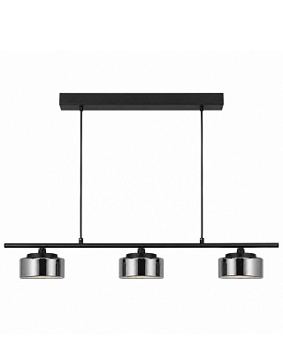 Люстра підвісна LIGHT SET DOVIRA 3PL 3xGX53 чорний/димчастий
