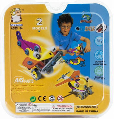 Конструктор Flexible Build & Play Самолет и вертолет 2555-9E