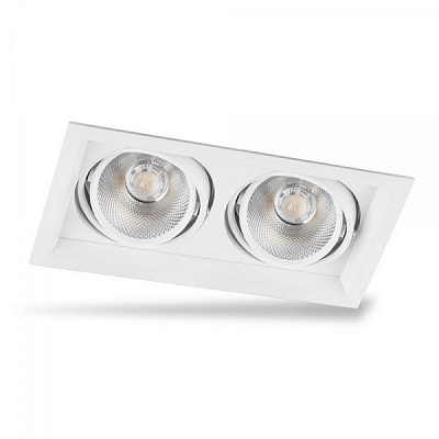 Светильник встраиваемый (Downlight) Feron LED AL202 24 Вт 4000 К белый 