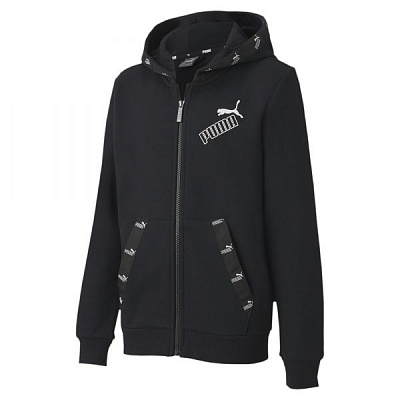 Джемпер Puma Amplified Full-Zip Hoodie 58324201 р. 110 черный