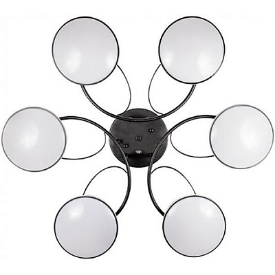 Люстра светодиодная Светкомплект Deco M600 6x16 Вт черный 