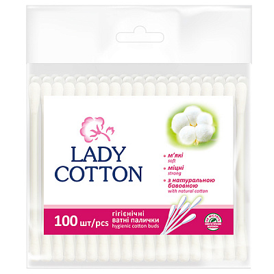Ватные палочки Lady Cotton 100 шт