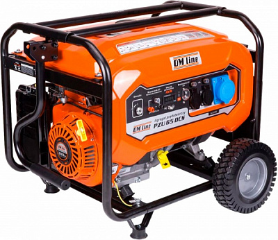 Электрогенераторная установка Oleo-Mac OM LINE 5 кВт / 5,5 кВт 220 В PZU 65 DCS бензин