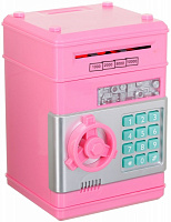 Сейф-копилка электронный детский стандарт розовый OTE0648259/pink