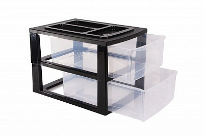 Комод пластиковий Heidrun 1517 Professional чорний 260x270x380 мм