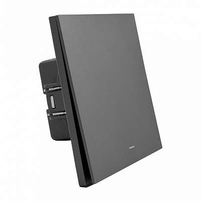 Вимикач одноклавішний HausMark INO з підсвіткою сірий LS-LED-EU-Gray