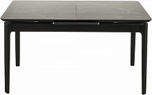 Стіл Центр Меблів Arden 1400(1800)x800x760мм мармур чорний/чорний
