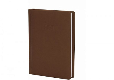 Дневник датированный Vivella коричневый А6 Optima E21889